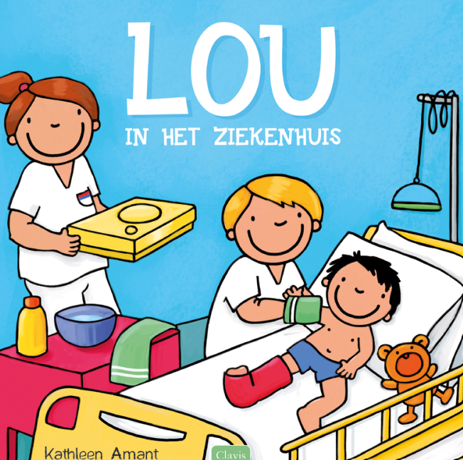 Lou in het ziekenhuis