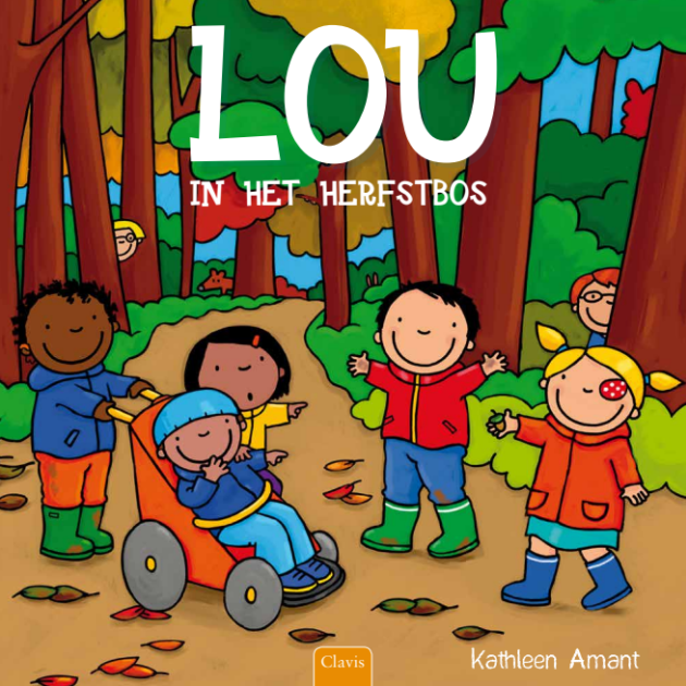 Lou in het herfstbos/Kathleen Amant