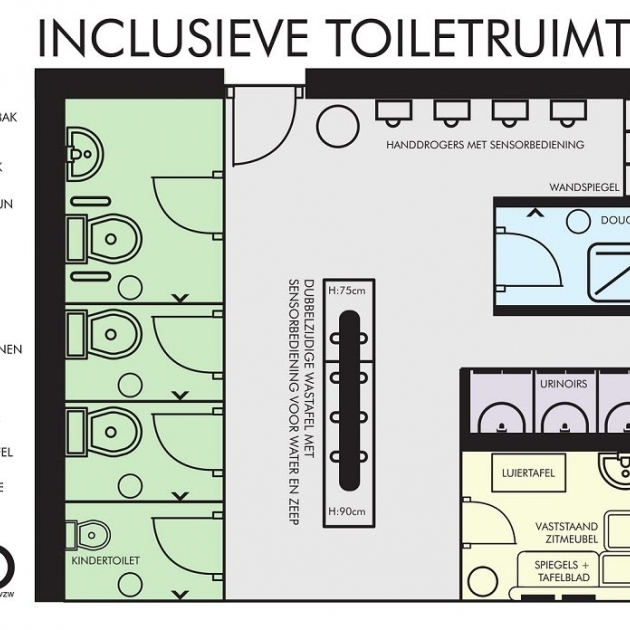 voorbeeld toiletruimte